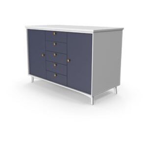 White grey minimalist medium cabinet