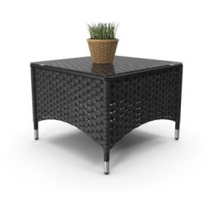 Black Square Table Unique